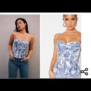 Pretty Little Thing Corset top size 2 
too big for me :( 
Never worn!!